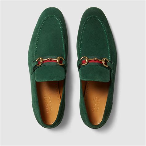 gucci loafers men green